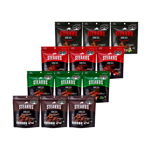 Mix de Steakos 30g (12 piezas)